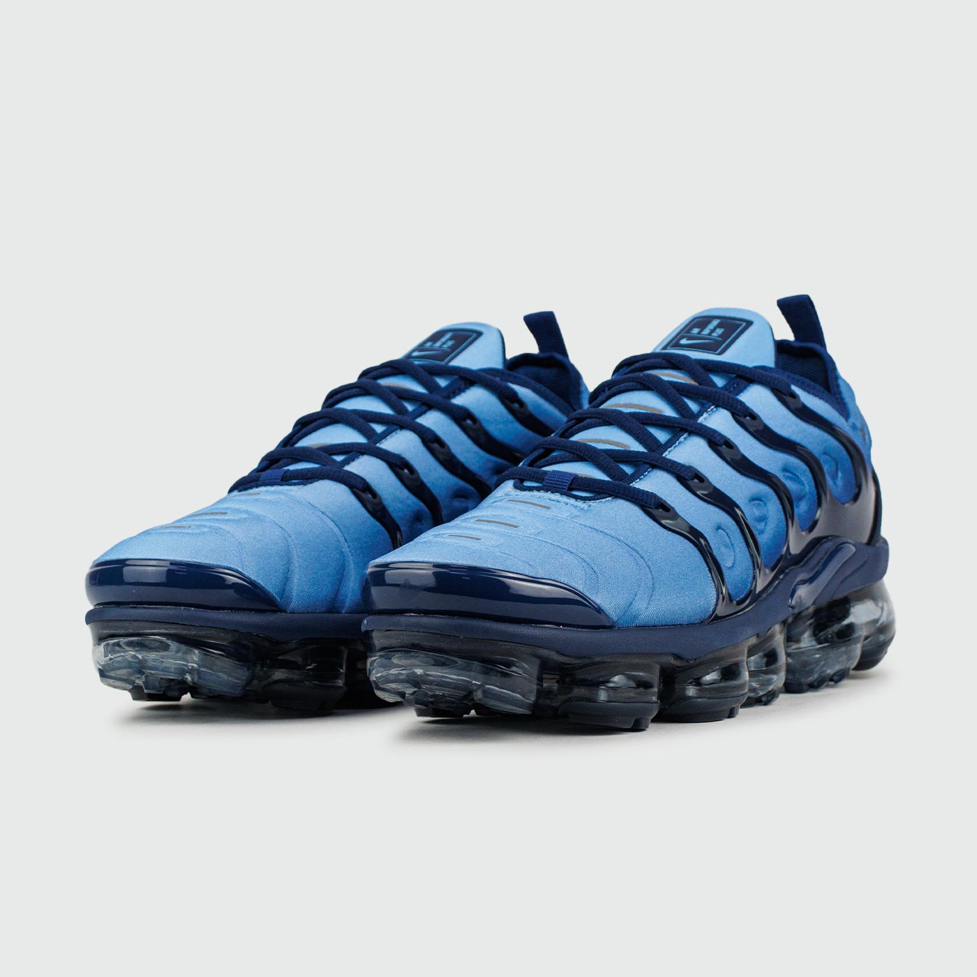 All blue nike vapormax plus best sale